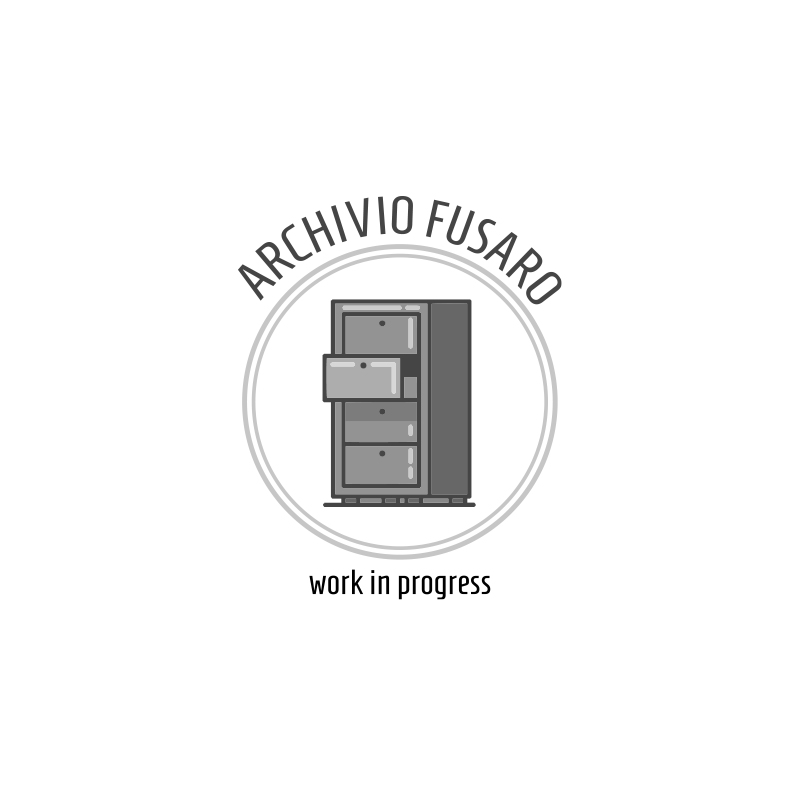 Archivio Fusaro - work in progress